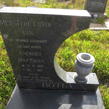 BOTHA Andries Mattheus 1910-1967