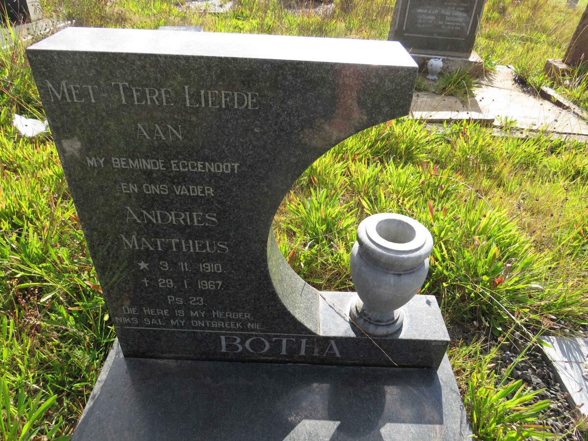 BOTHA Andries Mattheus 1910-1967