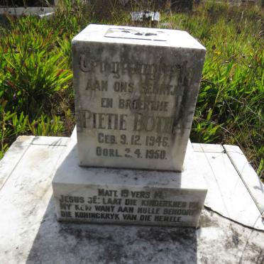 BOTHA Pietie 1946-1950