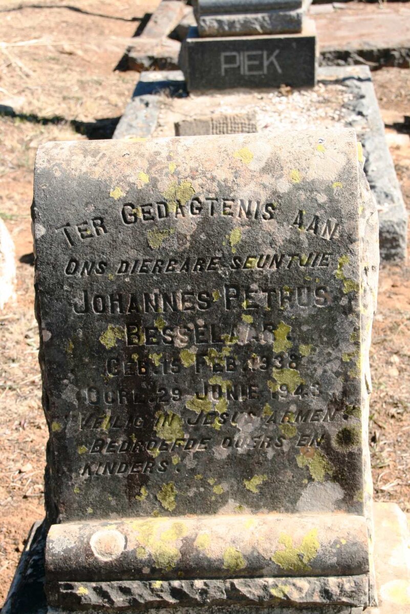BESSELAAR Johannes Petrus 1938-1943