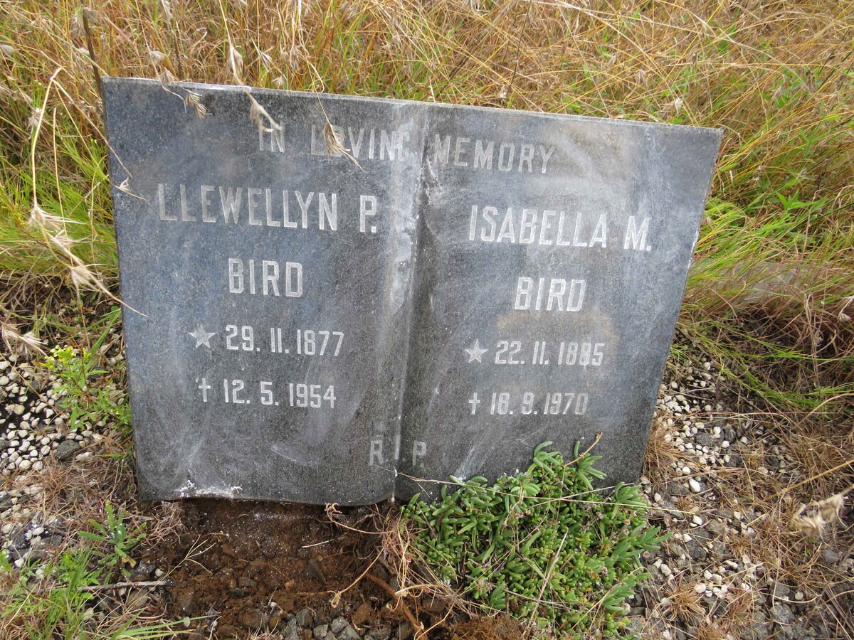 BIRD Llewellyn P. 1877-1954 & Isabella M. 1885-1970