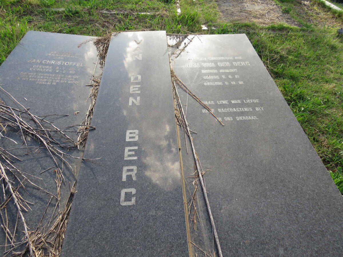 BERG Jan Christoffel, van den 1922-1992 & Jean JOUBERT 1921-1982 _2