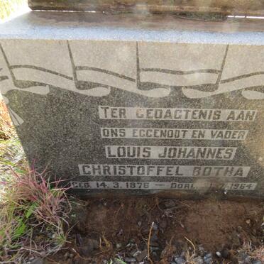 BOTHA Louis Johannes Christoffel 1876-1964