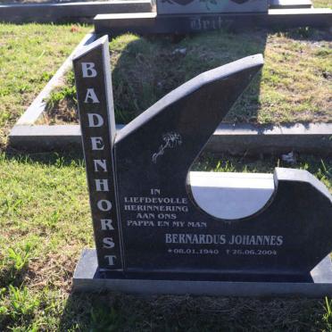 BADENHORST Bernardus Johannes 1940-2004