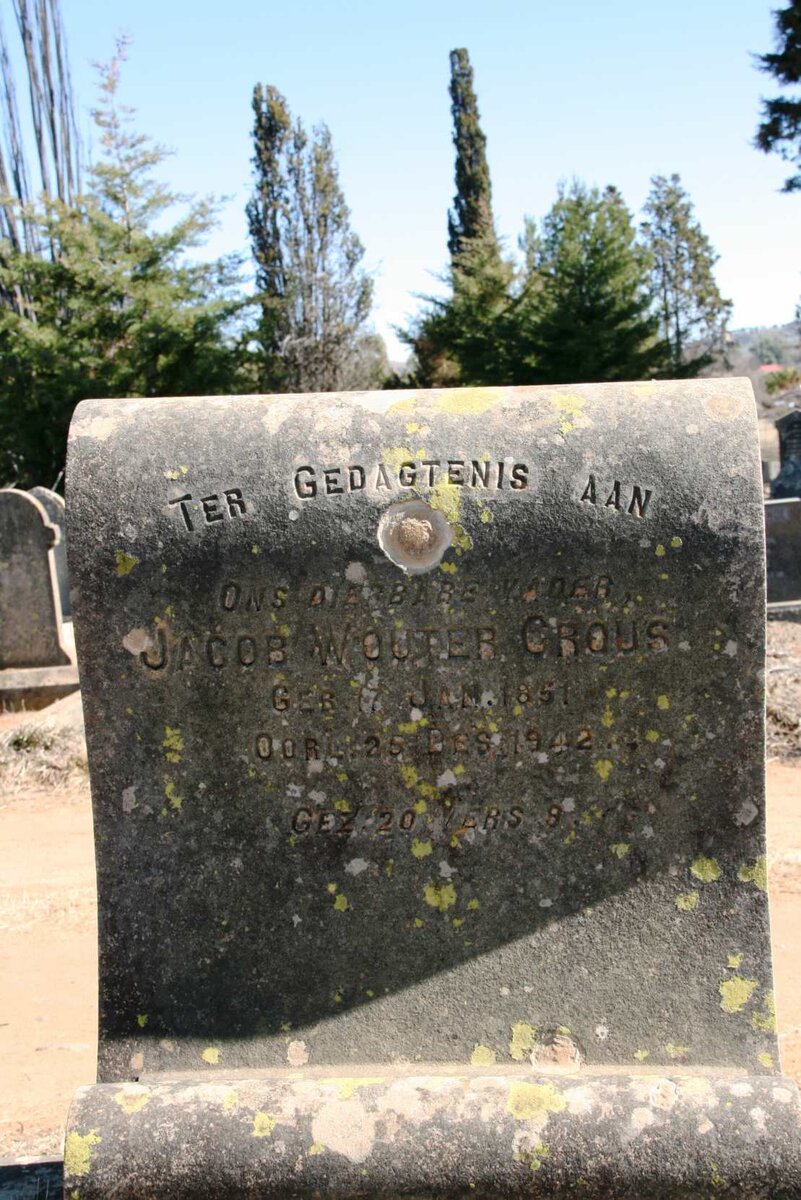 CROUS Jacob Wouter 1851-1942