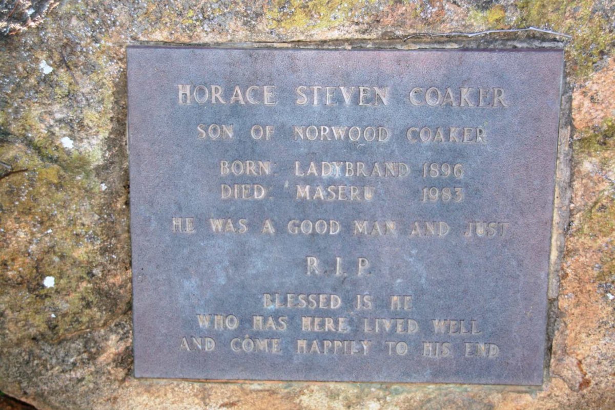 COAKER Horace Steven 1896-1983