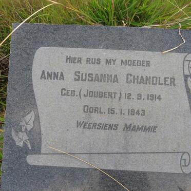 CHANDLER Anna Susanna nee JOUBERT 1914-1943