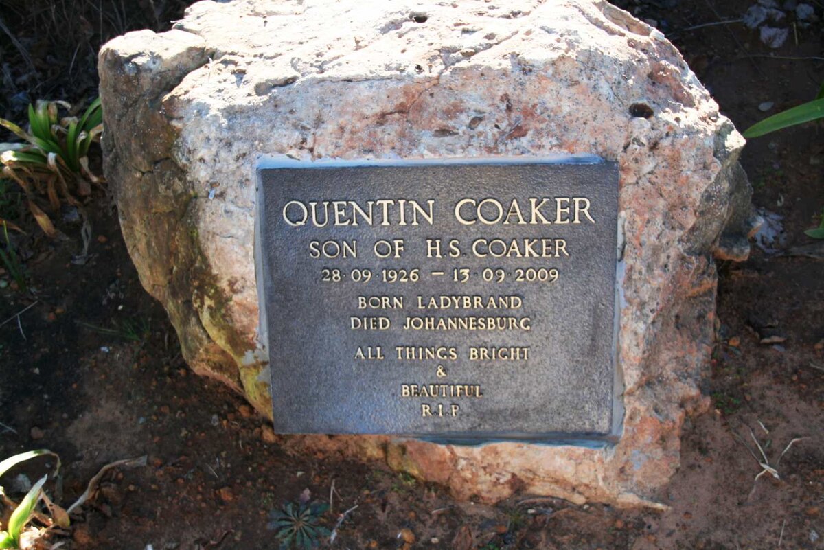 COAKER Quentin 1926-2009