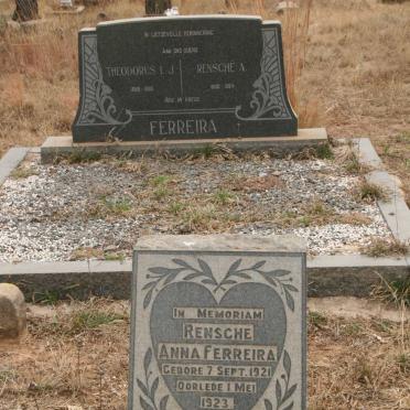 FERREIRA Rensche Anna 1921-1923