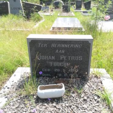 FOUCHE Johan Petrus 1903-1976