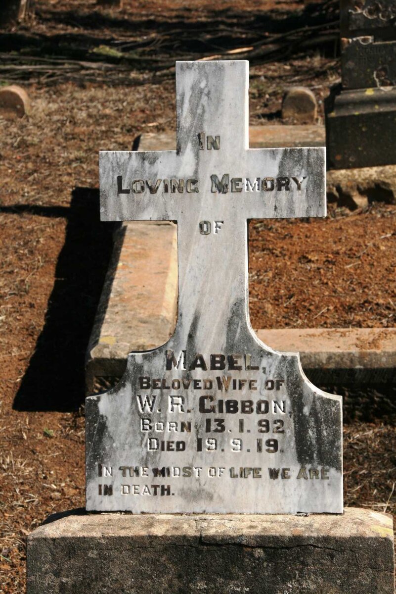 GIBBON Mabel 1892-1919