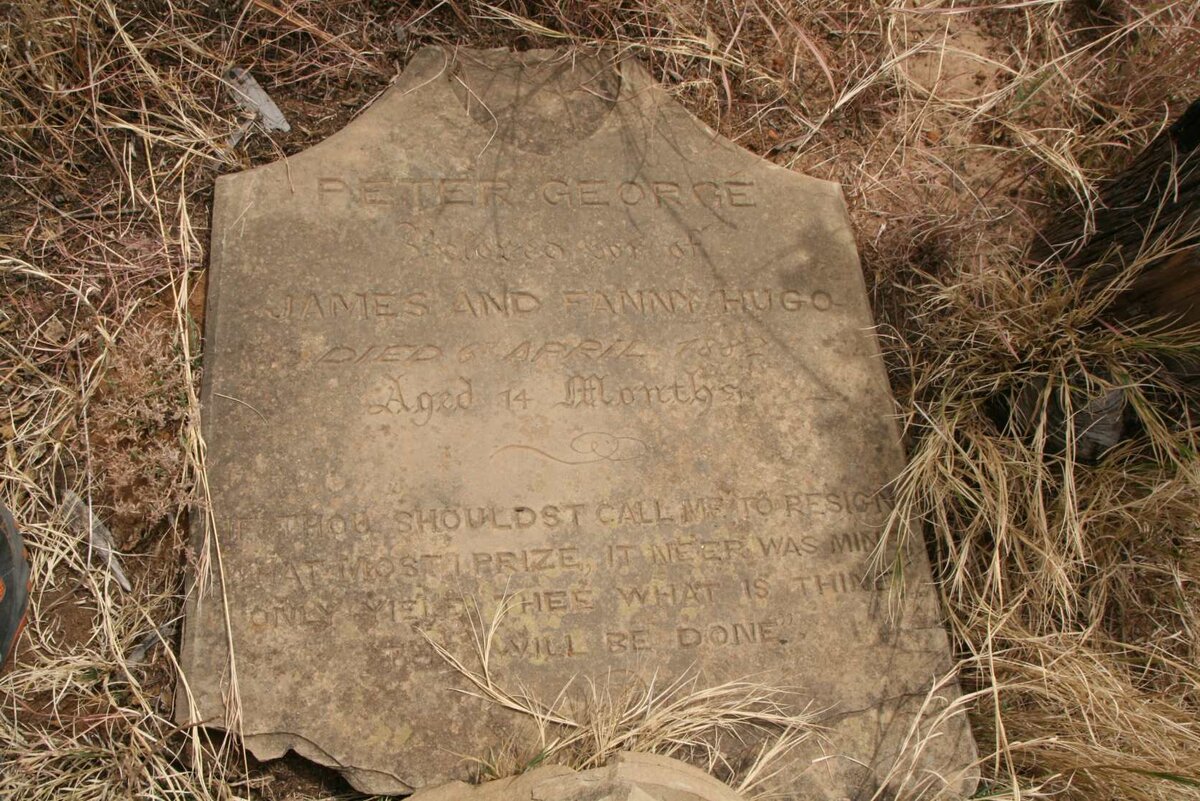 HUGO Peter George -1882