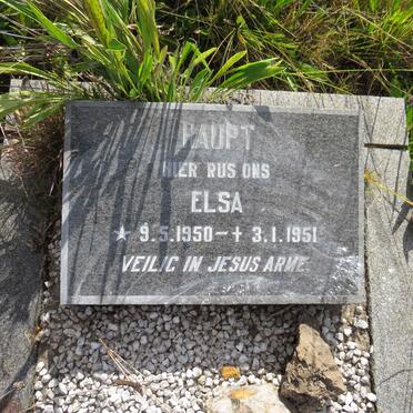 HAUPT Elsa 1950-1951