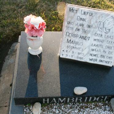 HAMBRIDGE Gerbrandt Marius 1973-1993