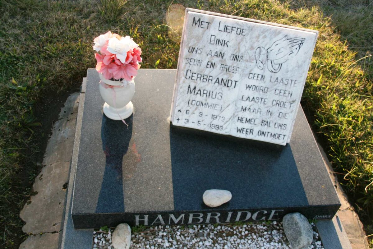 HAMBRIDGE Gerbrandt Marius 1973-1993