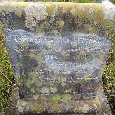 JAARSVELD Catharina Wilhelmina Johanna, van nee FOURIE 1860-1945