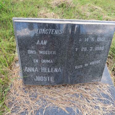 JOOSTE Anna Helena 1919-1980