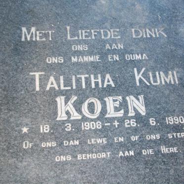 KOEN Talitha Kumi 1908-1990