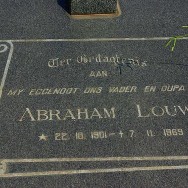 LOUW Abraham 1901-1969