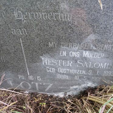 LOTZ Jacobus Fourie 1881-1968 & Hester Salomina OOSTHUIZEN 1893-1961 _1