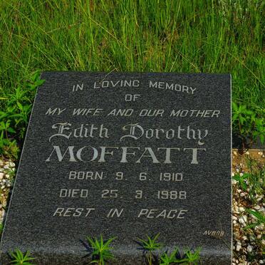 MOFFAT Edith Dorothy 1910-1988