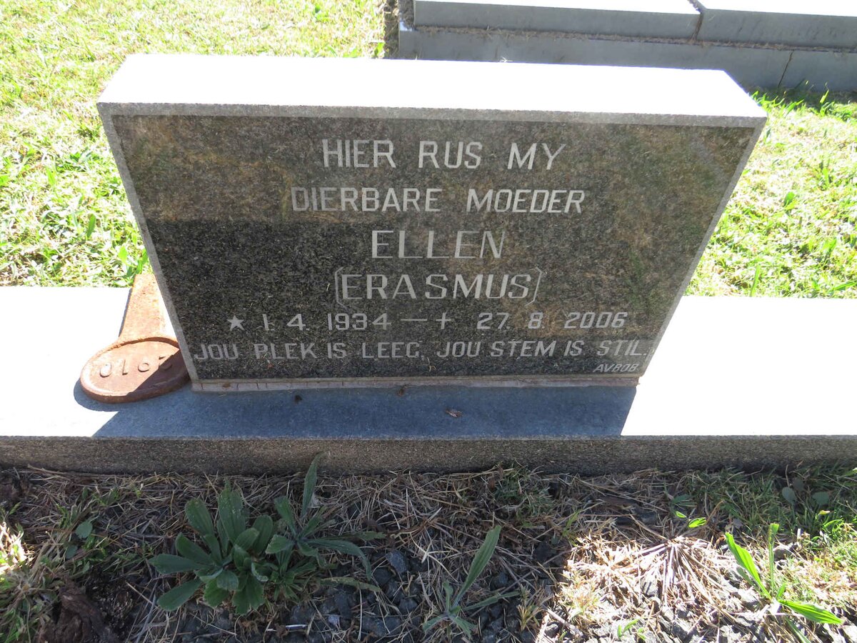 MARKWAT Hermann Ernst Heinrich 1922-1991 & Ellen ERASMUS 1934-2006 _2