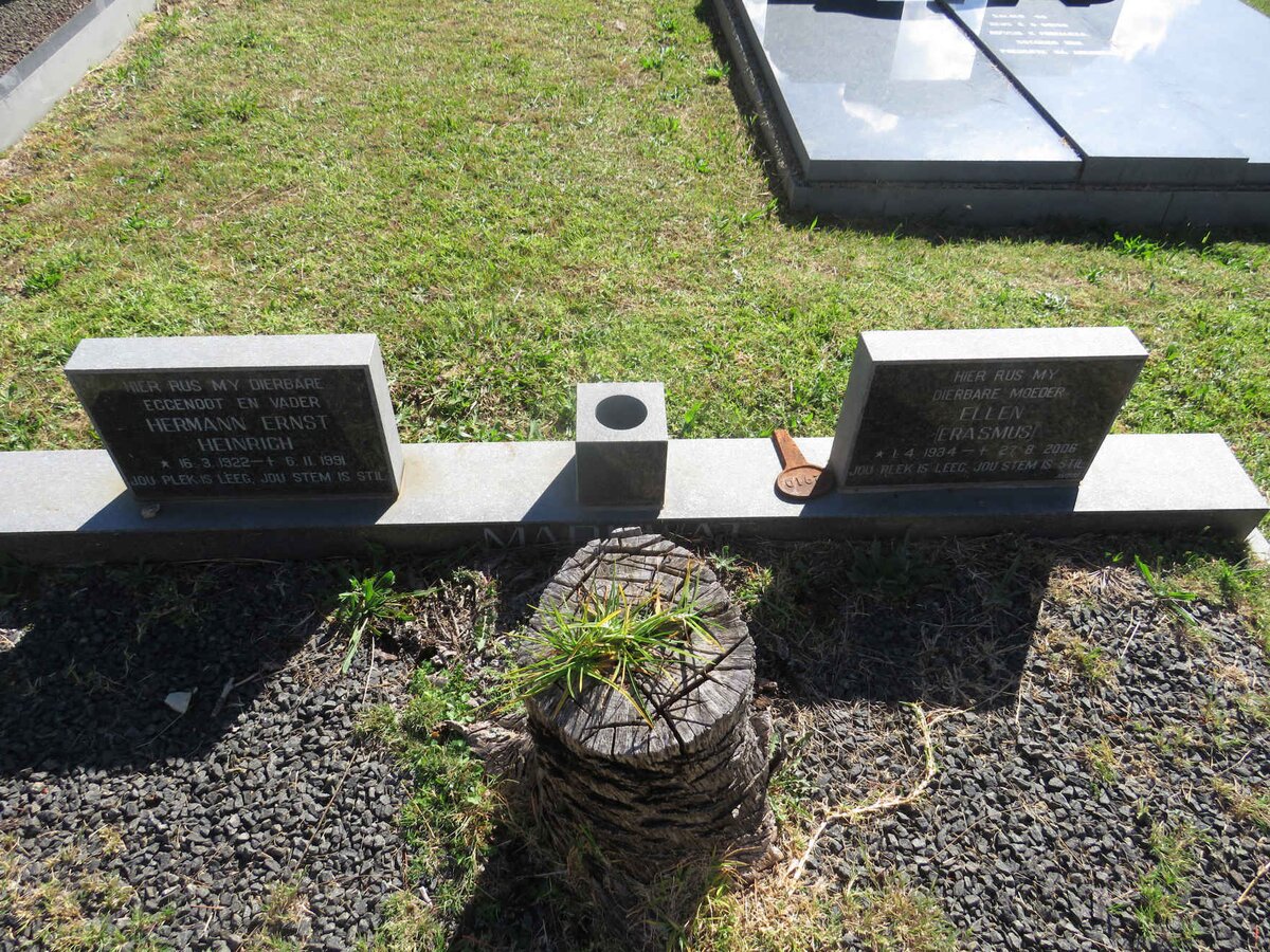MARKWAT Hermann Ernst Heinrich 1922-1991 & Ellen ERASMUS 1934-2006 _1