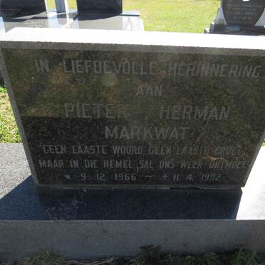 MARKWAT Pieter Herman 1966-1992