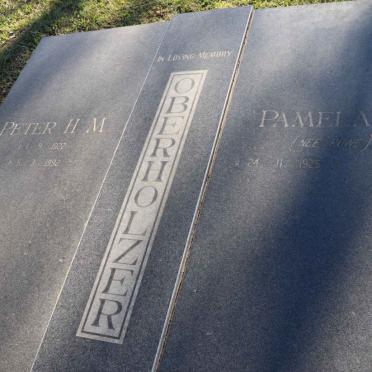 OBERHOLZER Peter H.M. 1922-1992 & Pamela N. ROWE 1925- 