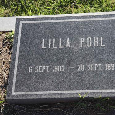 POHL Lilla 1903-1990