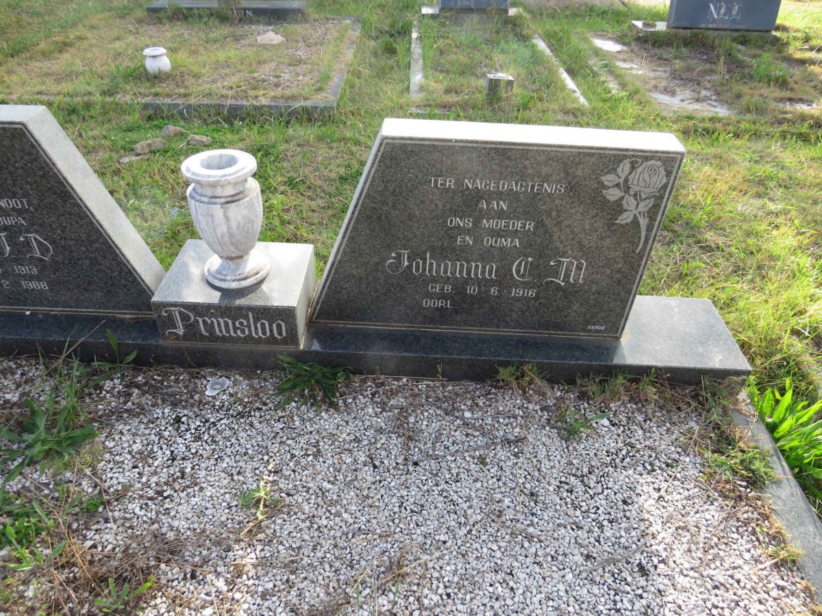 PRINSLOO Willem J.D. 1913-1988 & Johanna C.M. 1916- _2