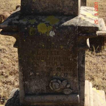 RAUBENHEIMER Lettie nee MULDER 1876-1926