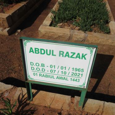 RAZAK Abdul 1965-2021