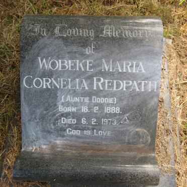 REDPATH Wobeke Maria Cornelia 1888-1973