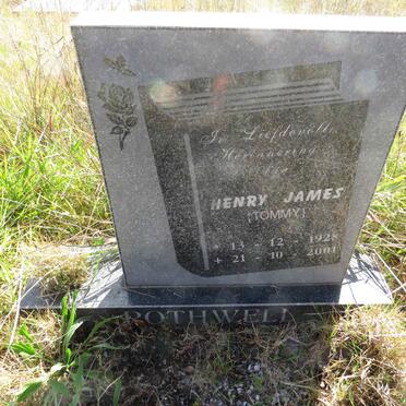ROTHWELL Henry James 1928-2001