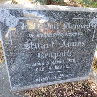 REDPATH Stuart James 1876-1961