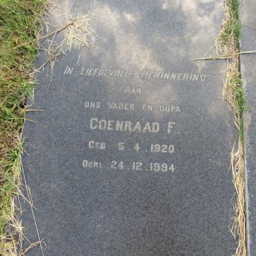 SNYMAN Coenraad F. 1920-1994 & Aletta C. COETSEE 1918-1978 _2