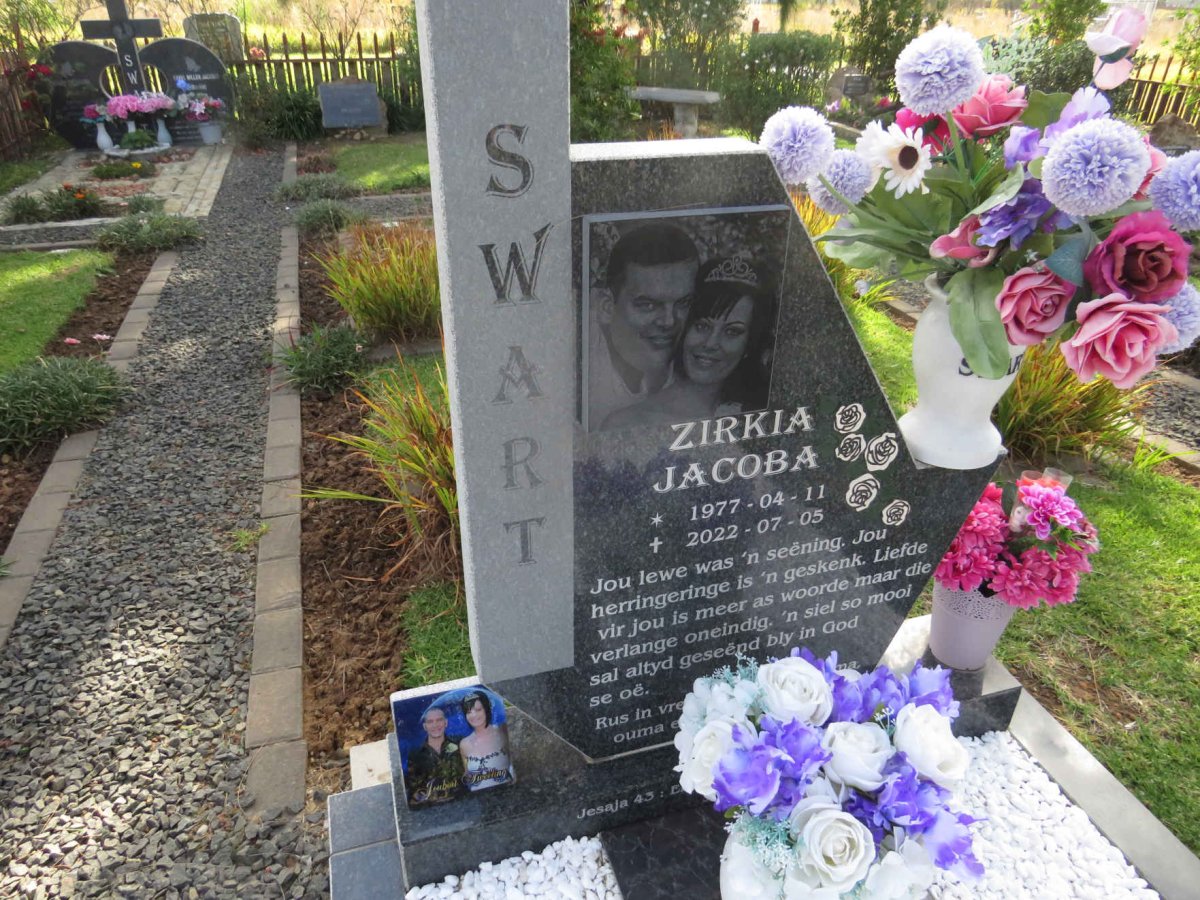 SWART Zirkia Jacoba 1977-2022