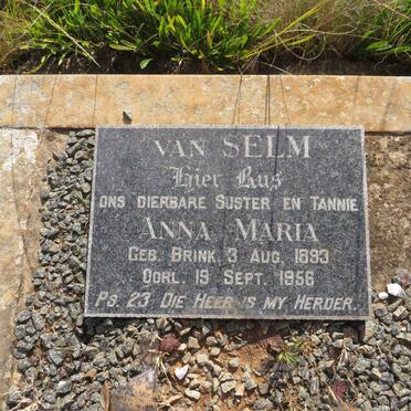 SELM Anna Maria, van nee BRINK 1893-1956