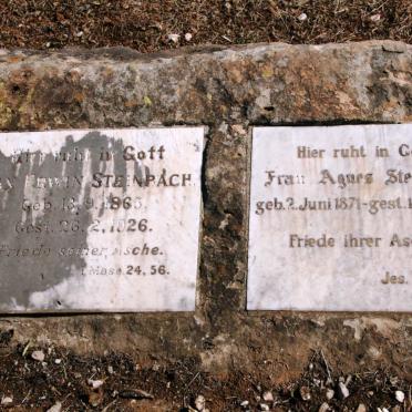 STEINBACH Erwin 1865-1926 & Agnes 1871-1922