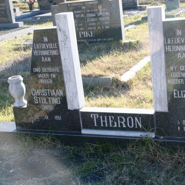 THERON Christiaan Stulting 1951- & Elizabeth 1953-1996