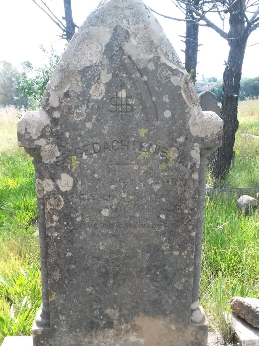 WALT Nicolaas Tjaart, van der 1834-1906