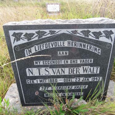 WALT N.T.S., van der 1880-1943