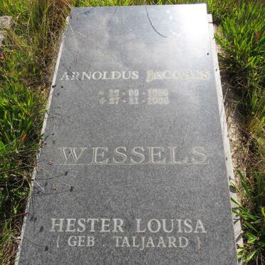 WESSELS Arnoldus Jacobus 1926-1996 & Hester Louisa TALJAARD 1932-
