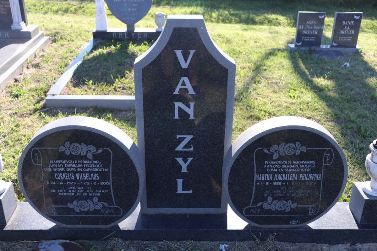 ZYL Cornelis Wilhelmus, van 1923-2001 & Martha Magdalena Philippina 1922-2003