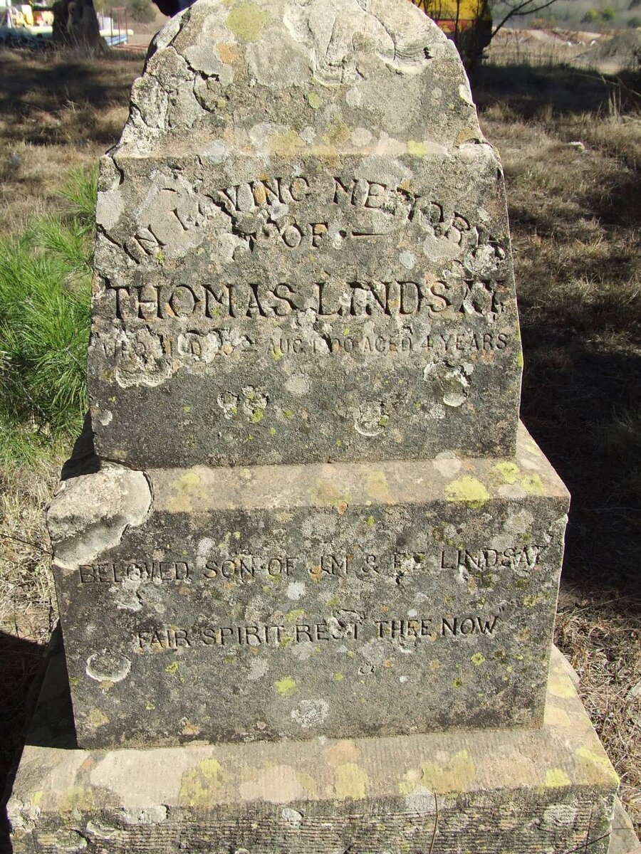 LINDSAY Thomas -1900