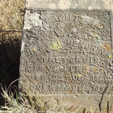 PRETORIUS Hester Hendrina nee VENTER 1820-189?