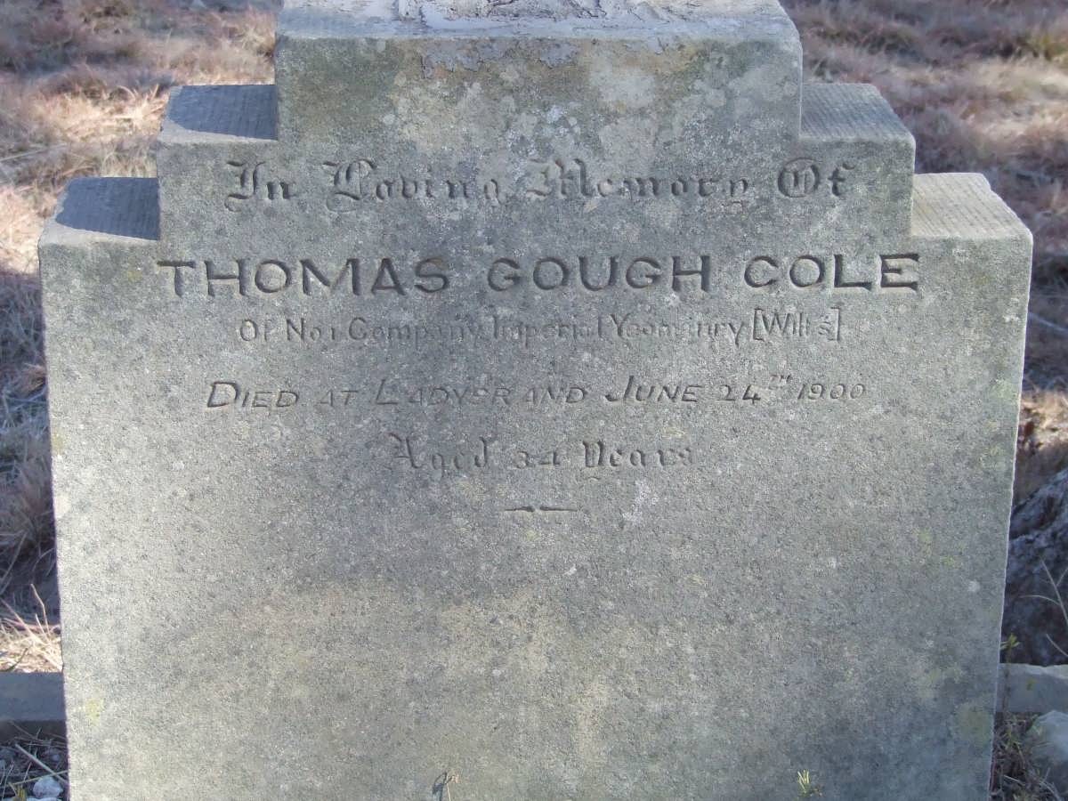 COLE Thomas Gough -1900 _2