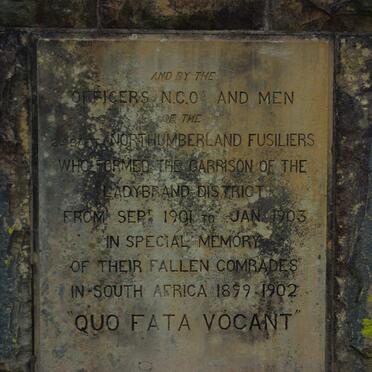 5. In Memory of the Northumberland Fusiliers