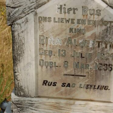 ALBERTYN Rina 1924-1936